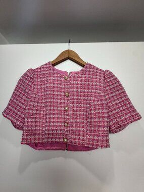 Pink tweed matching set 💕